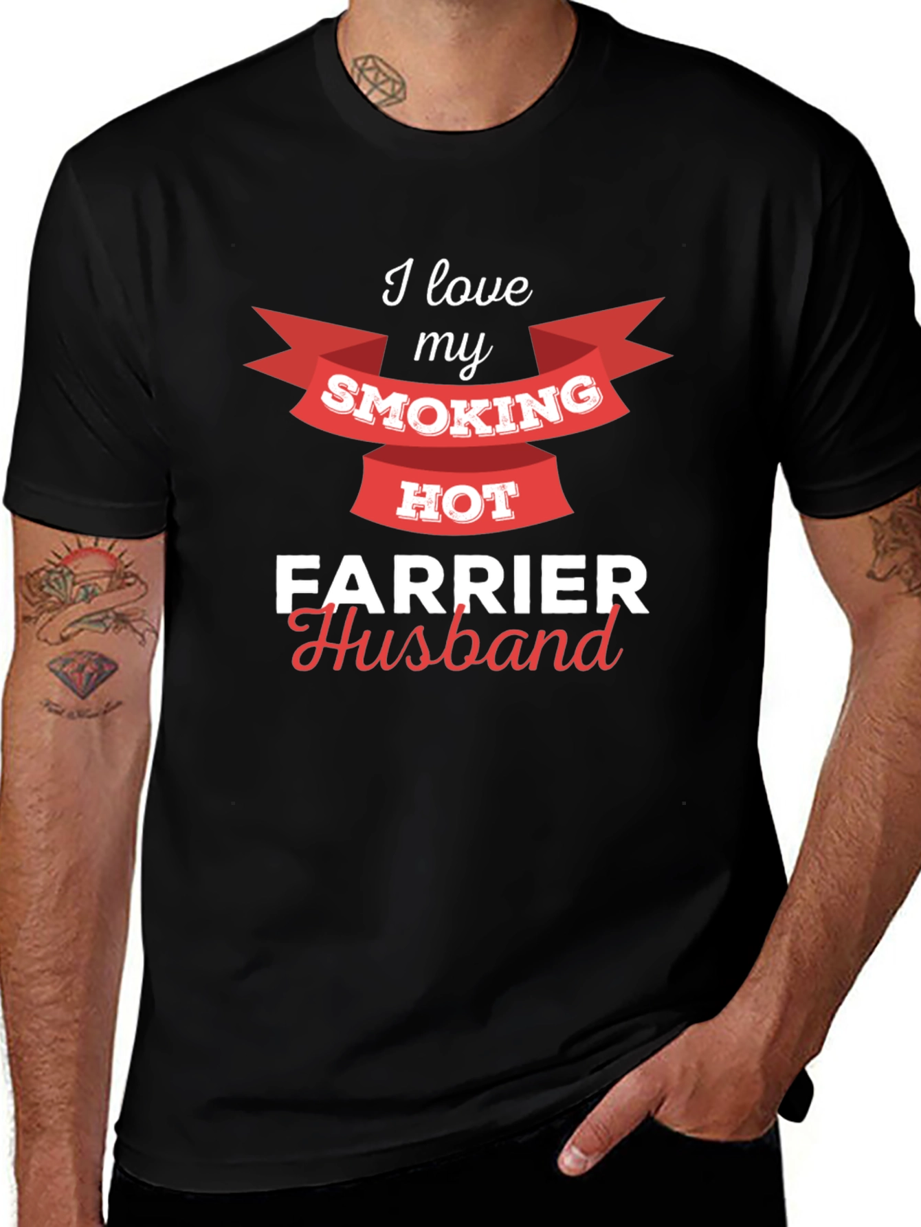Smoking Hot Farrier Husband T-Shirt