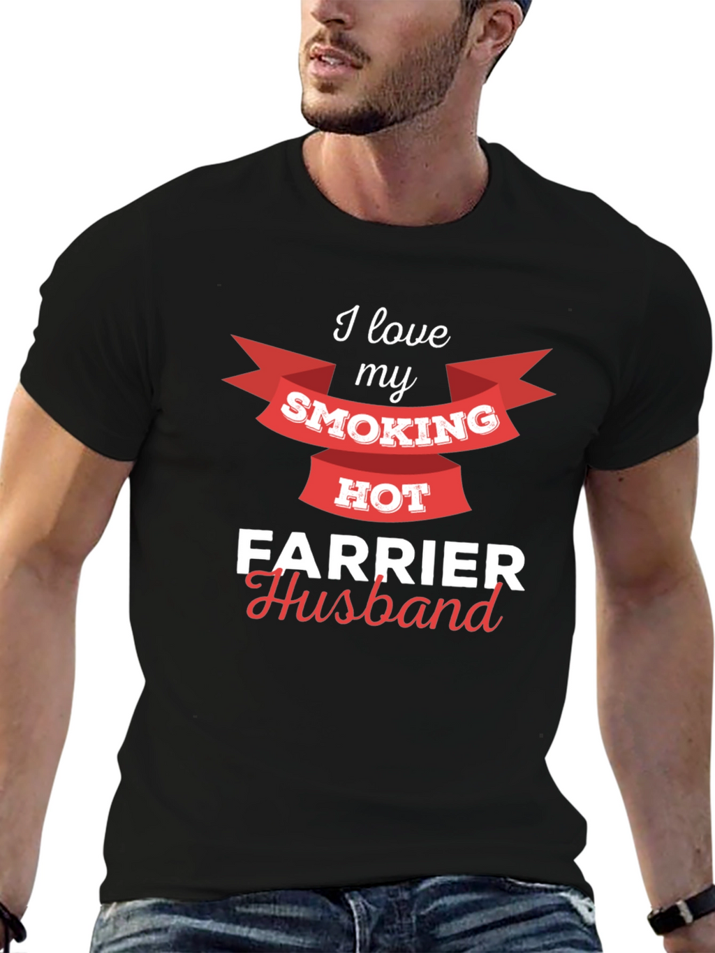 Smoking Hot Farrier Husband T-Shirt