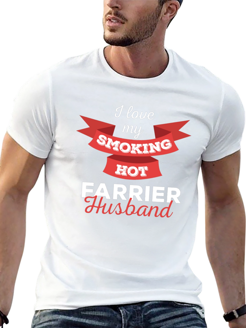 Smoking Hot Farrier Husband T-Shirt