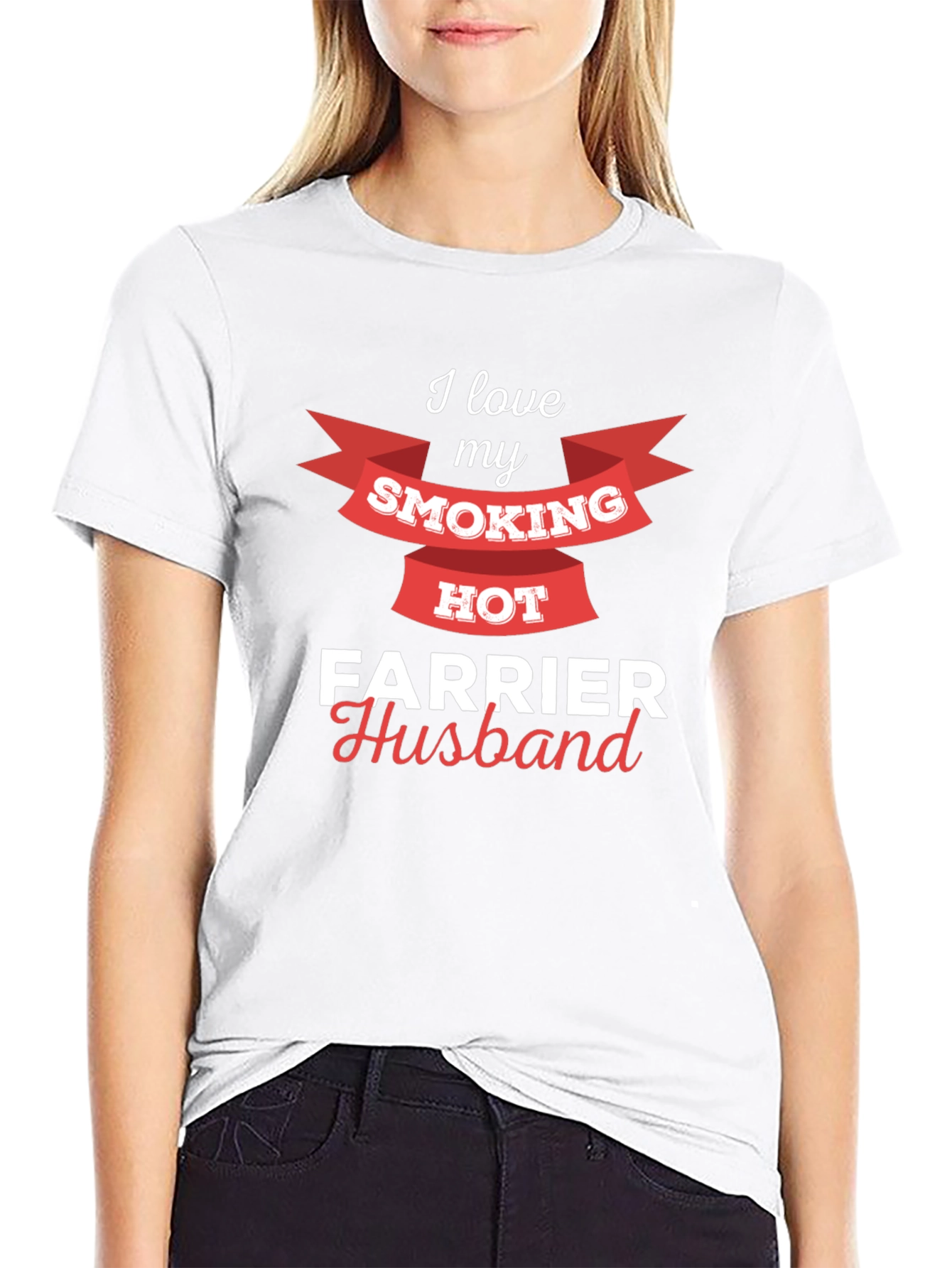 Smoking Hot Farrier Husband T-Shirt