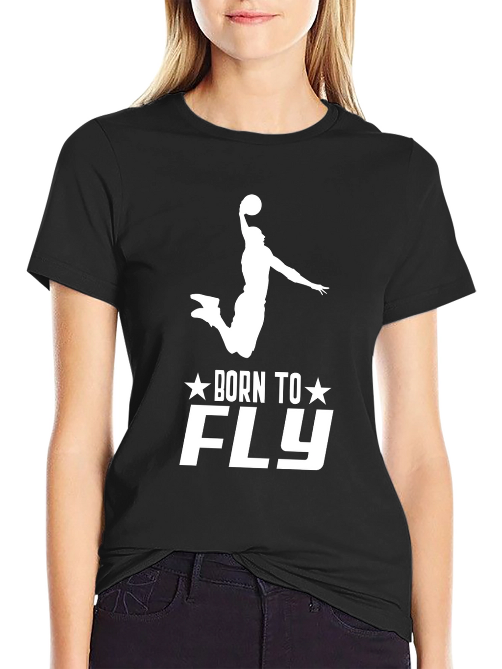 Born to Fly Basketball Graphic Tee