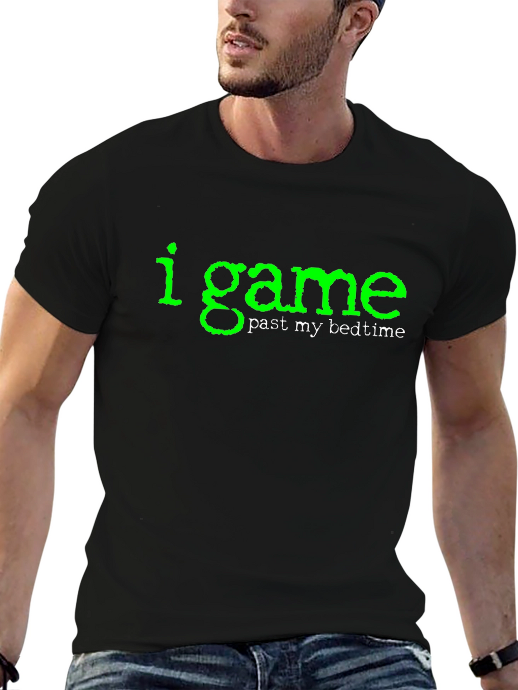 I Game Past My Bedtime - Gamer T-Shirt