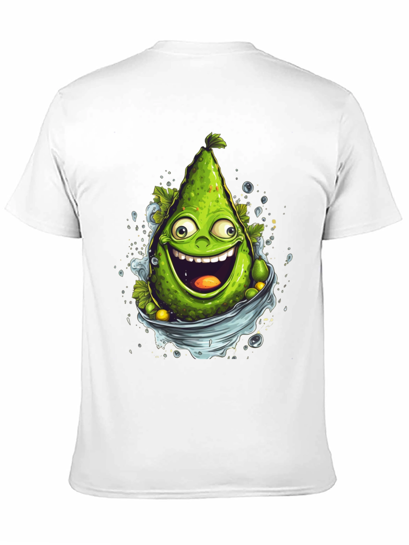 Funny Avocado Cartoon Graphic T-Shirt