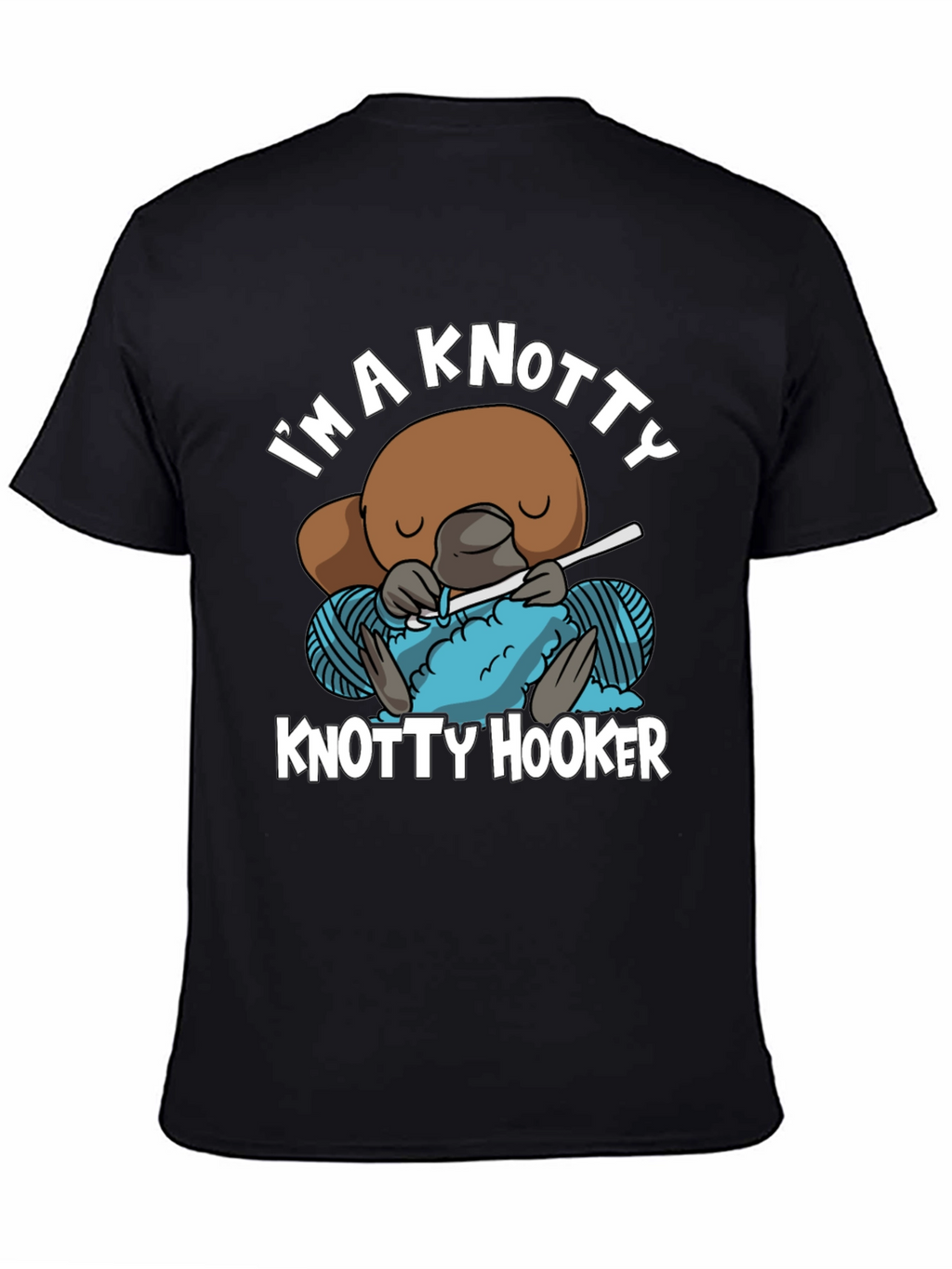 Knotty Hooker T-Shirt - Funny Crochet Tee