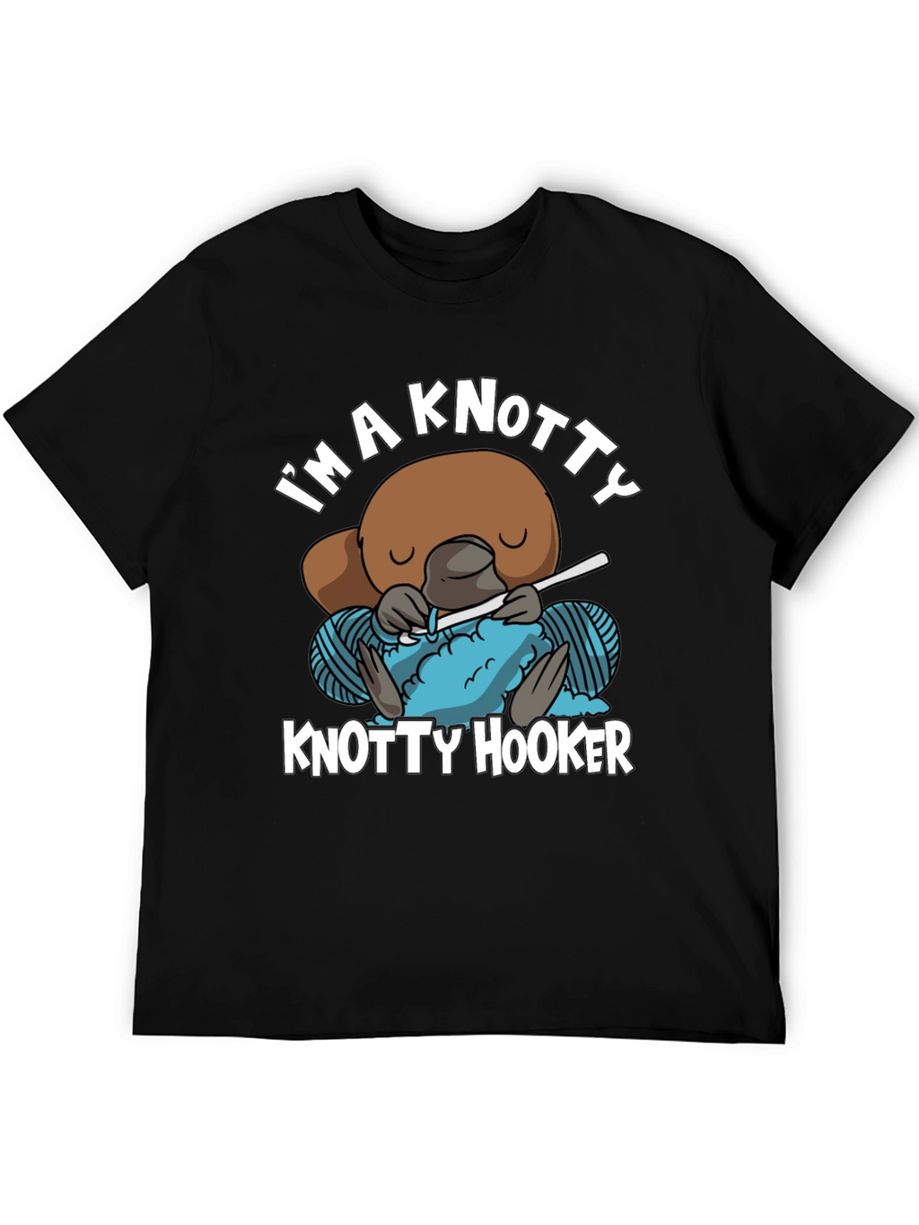 Knotty Hooker T-Shirt - Funny Crochet Tee