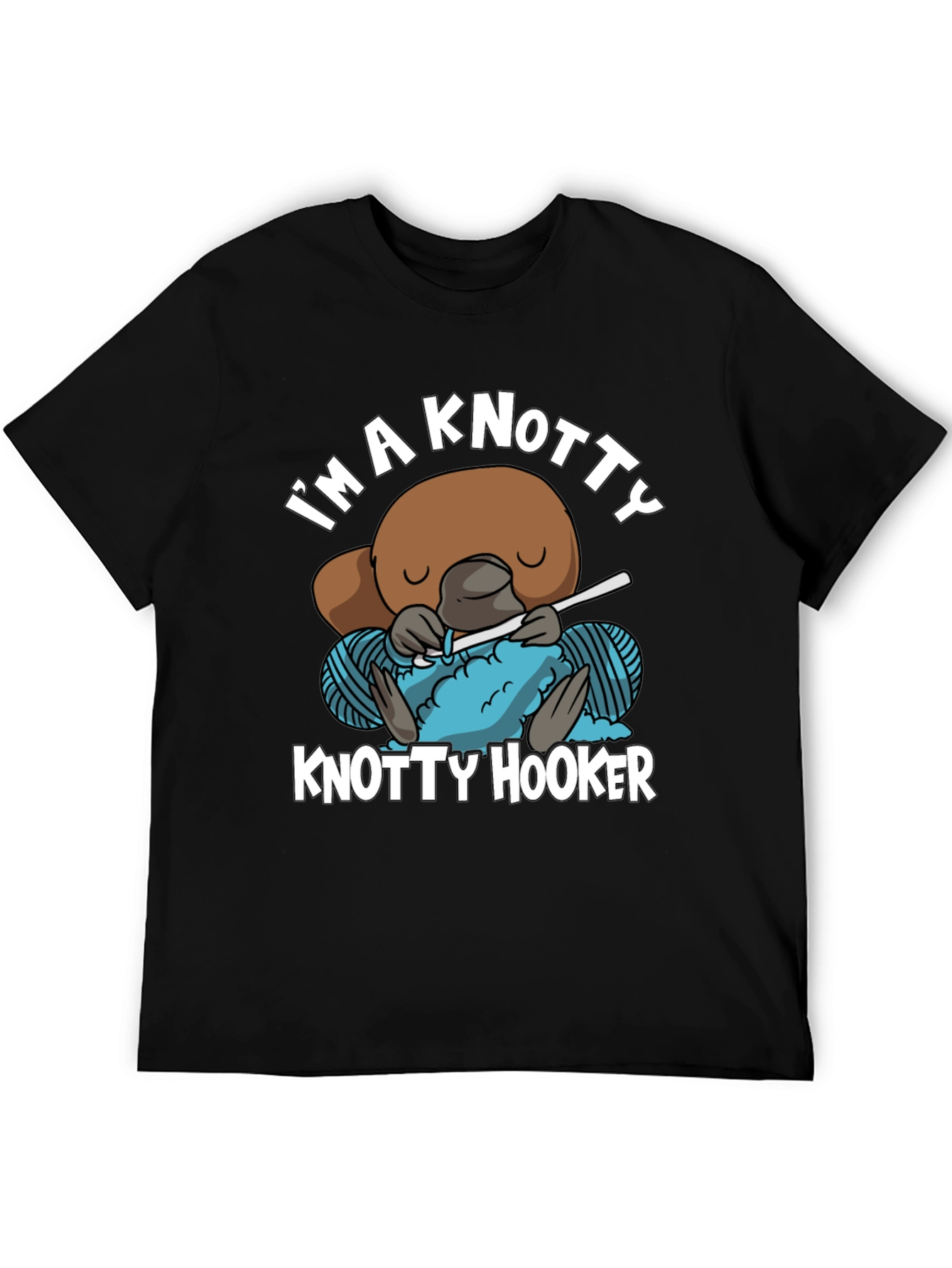 Knotty Hooker T-Shirt - Funny Crochet Tee