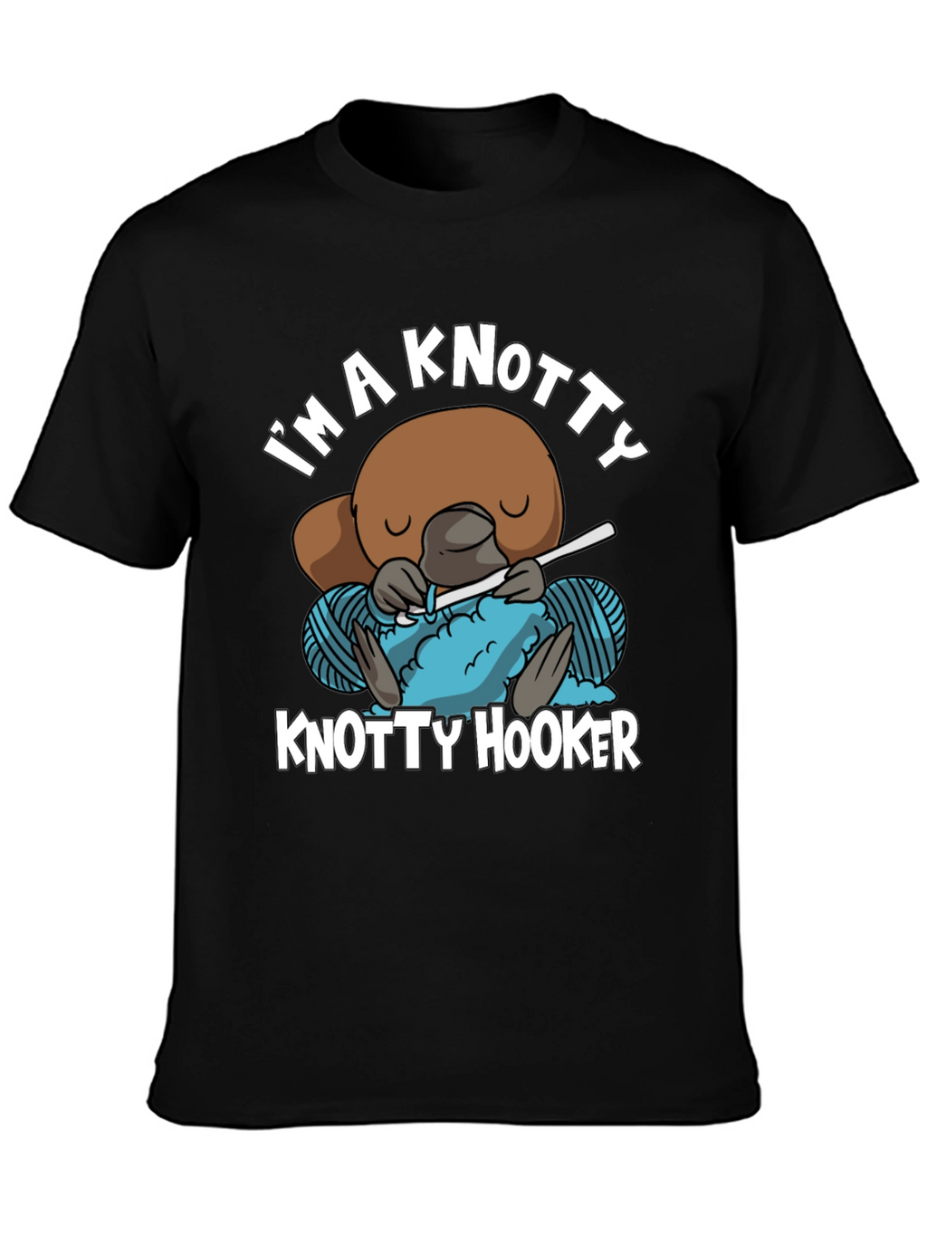 Knotty Hooker T-Shirt - Funny Crochet Tee