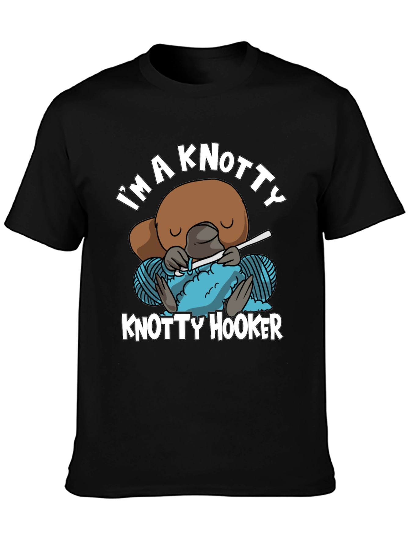 Knotty Hooker T-Shirt - Funny Crochet Tee