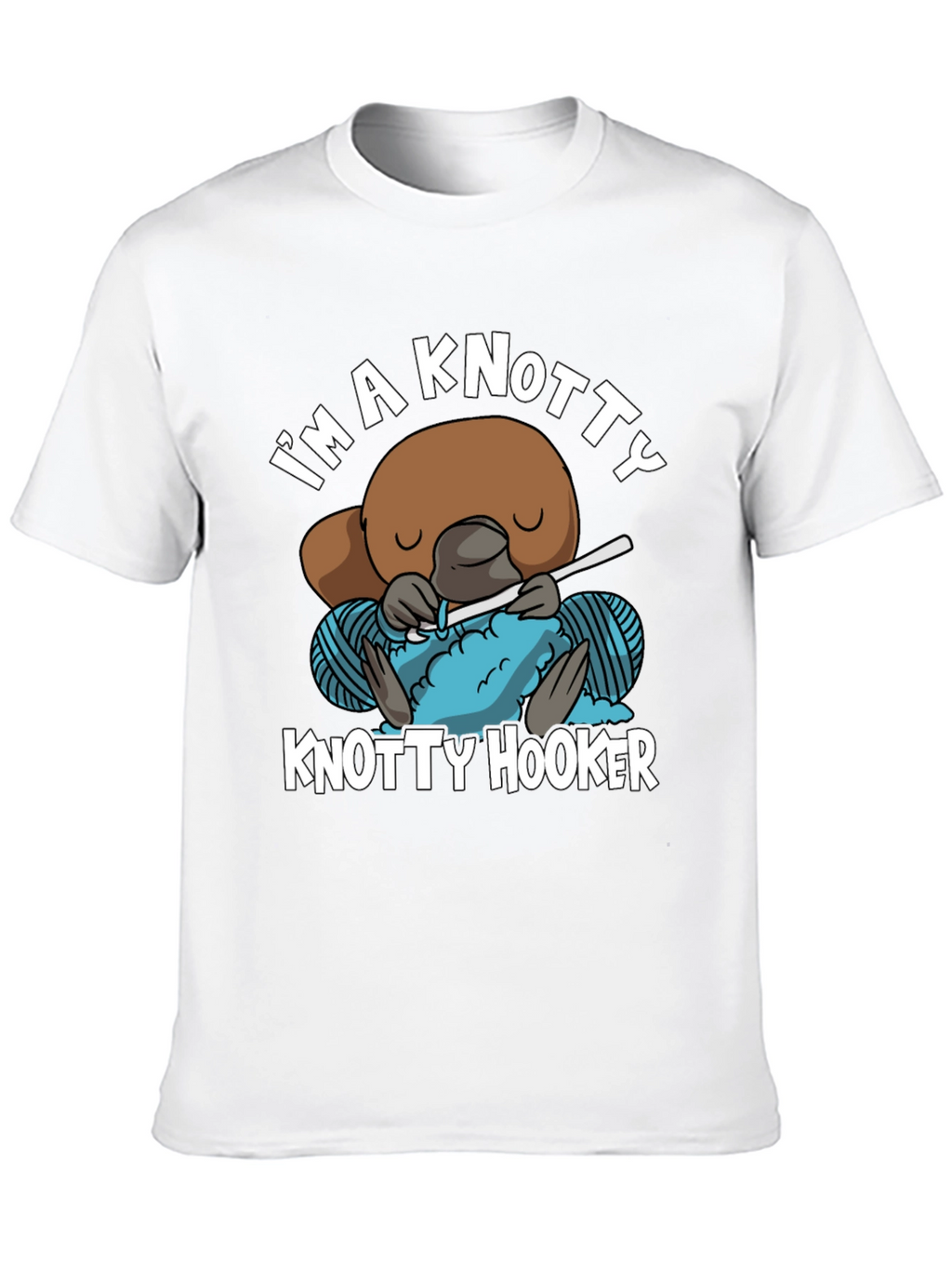 Knotty Hooker T-Shirt - Funny Crochet Tee