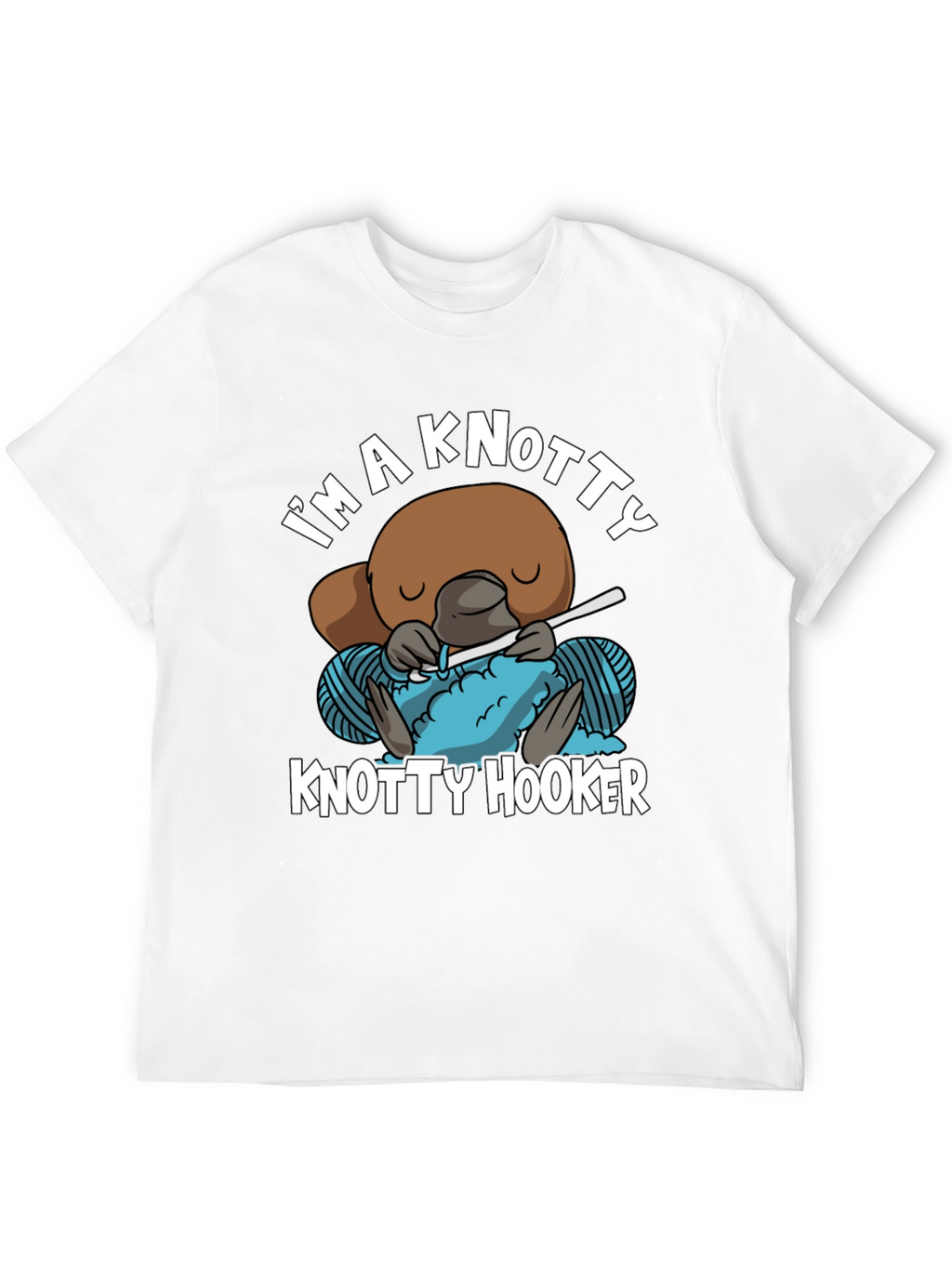 Knotty Hooker T-Shirt - Funny Crochet Tee