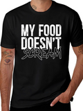 My Food Doesnt Scream Graphic Tee