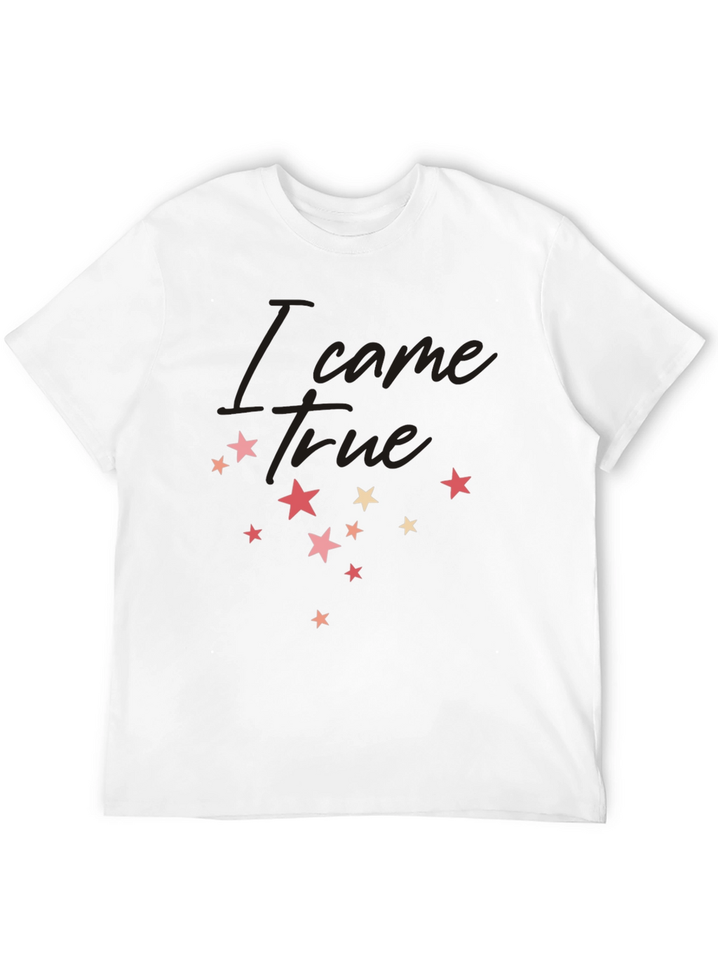 I Came True Star Graphic Tee - Black