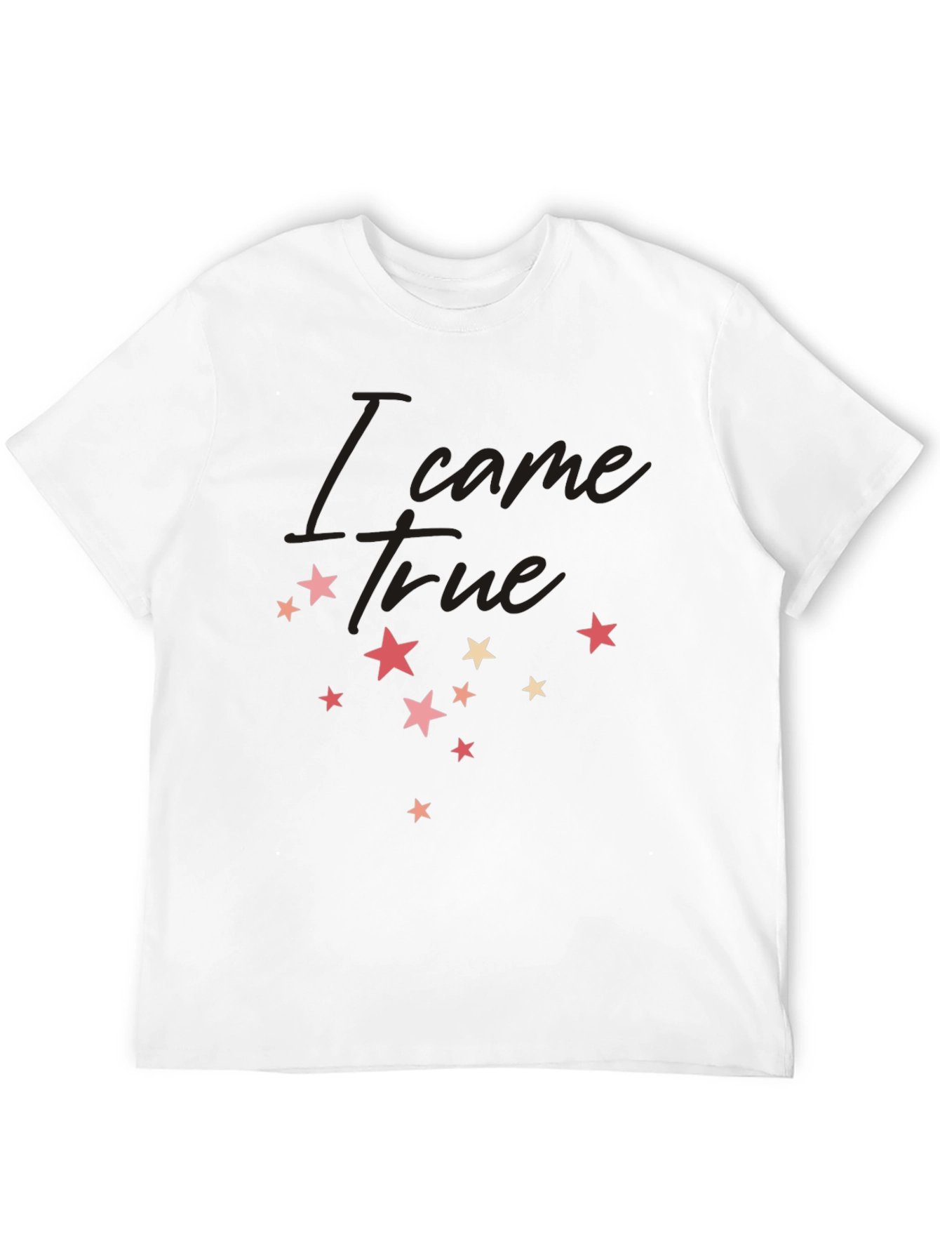 I Came True Star Graphic Tee - Black