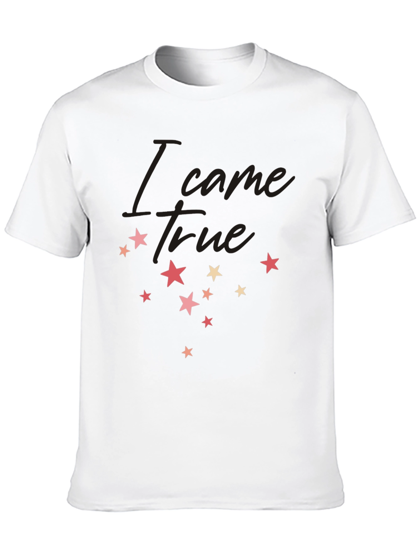 I Came True Star Graphic Tee - Black