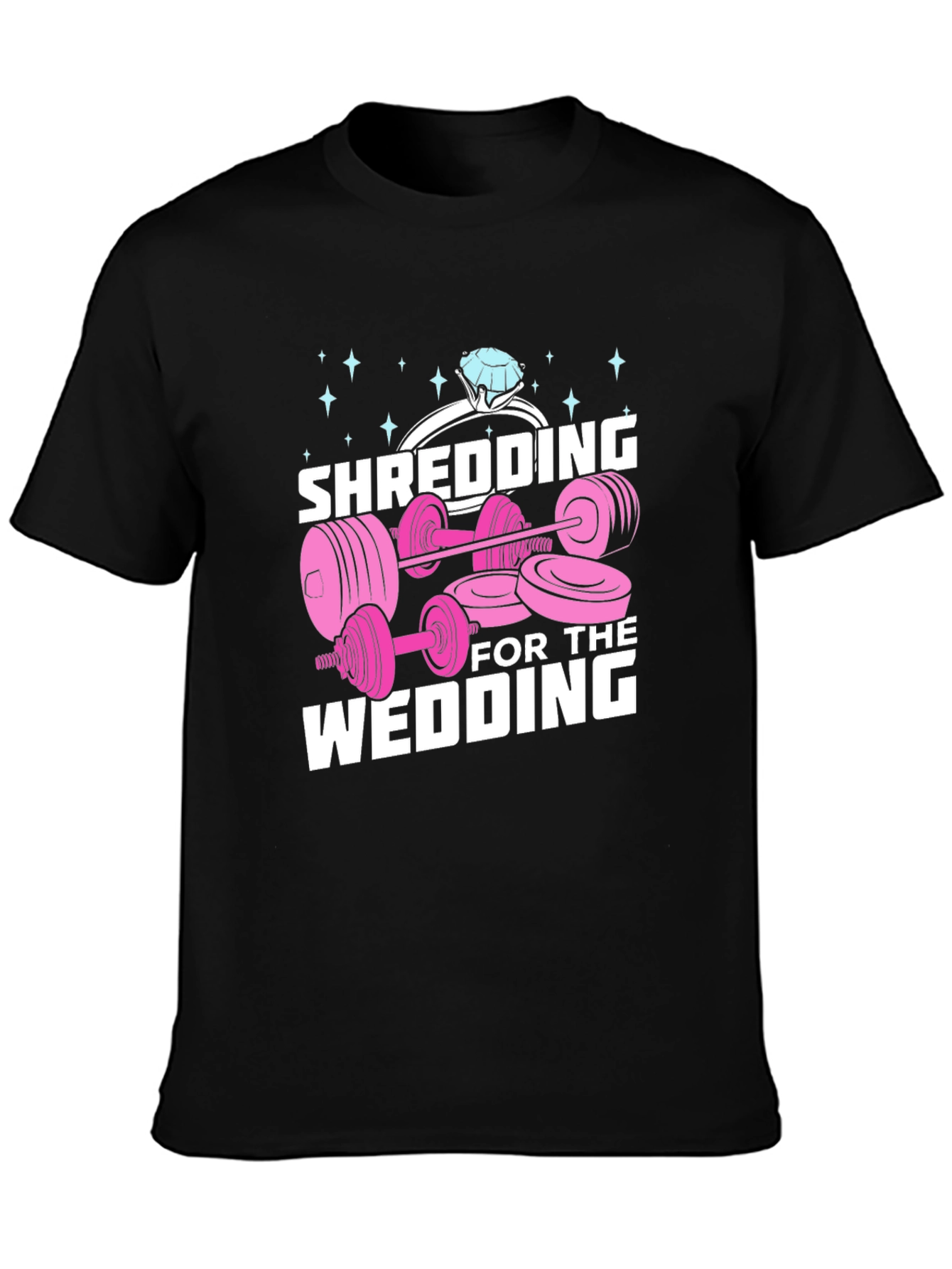 Shredding for the Wedding Black T-Shirt