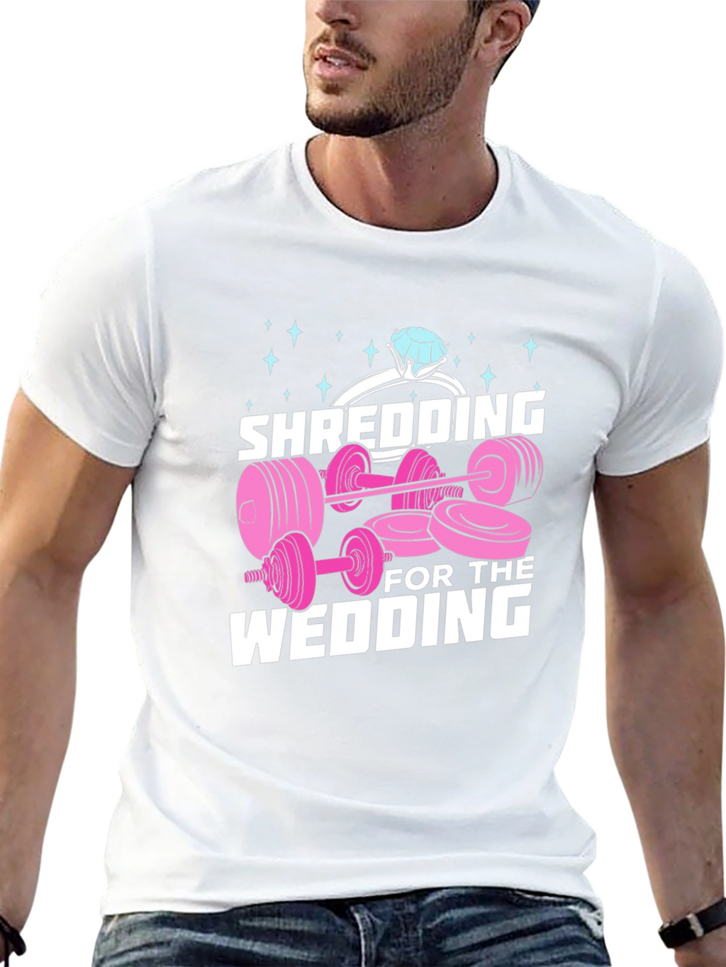 Shredding for the Wedding Black T-Shirt