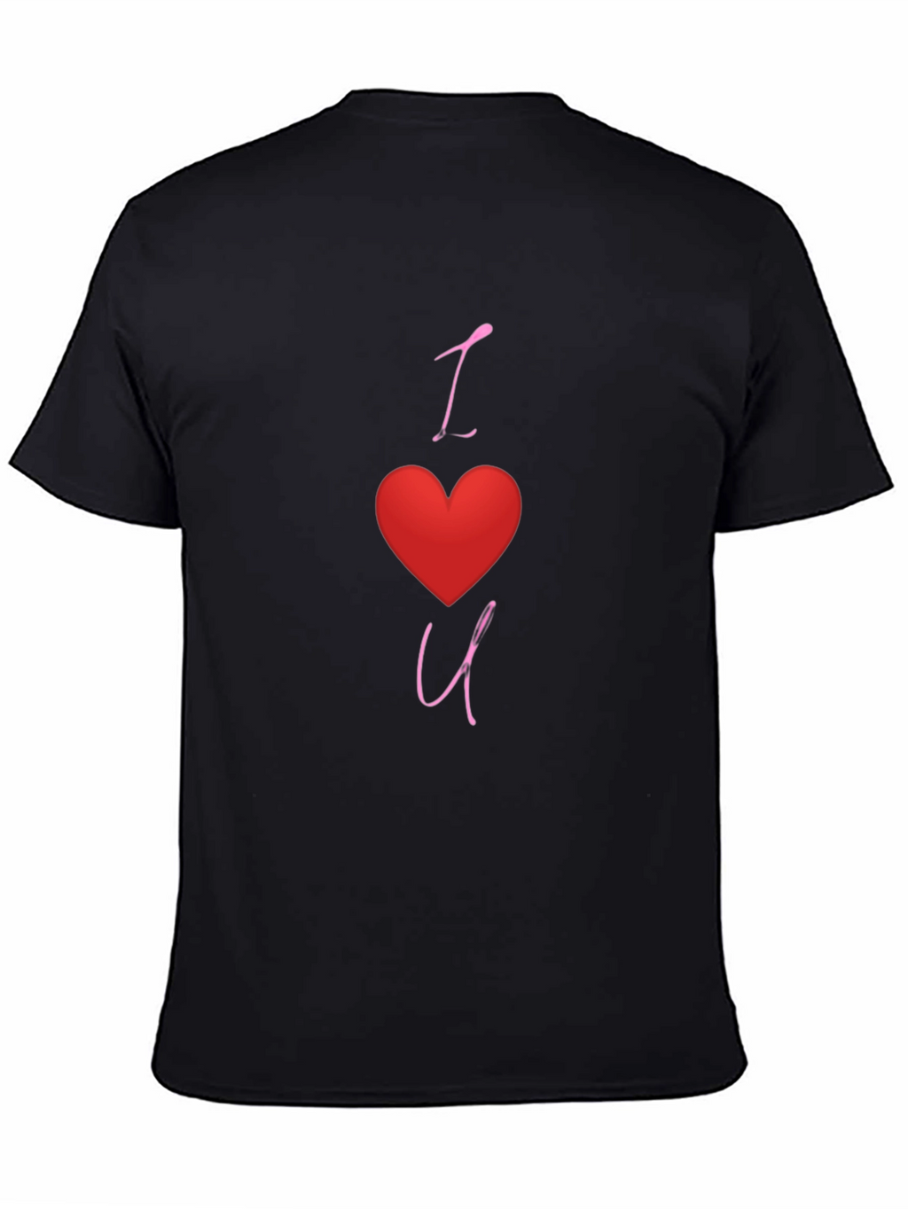 I Heart You Black Graphic Tee