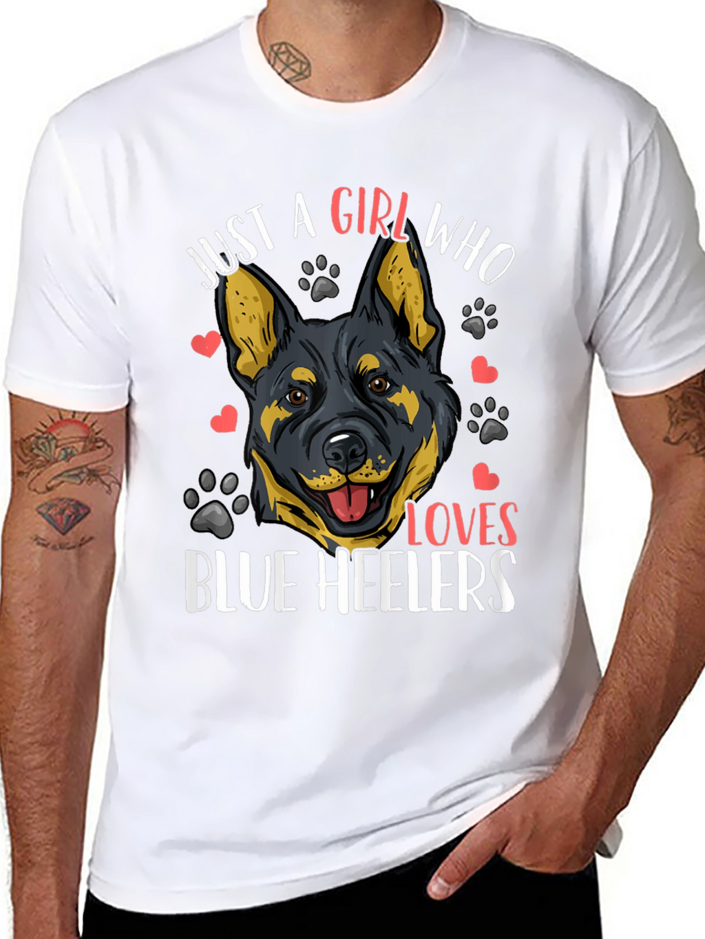 Blue Heeler Lover T-Shirt - Dog Mom Tee