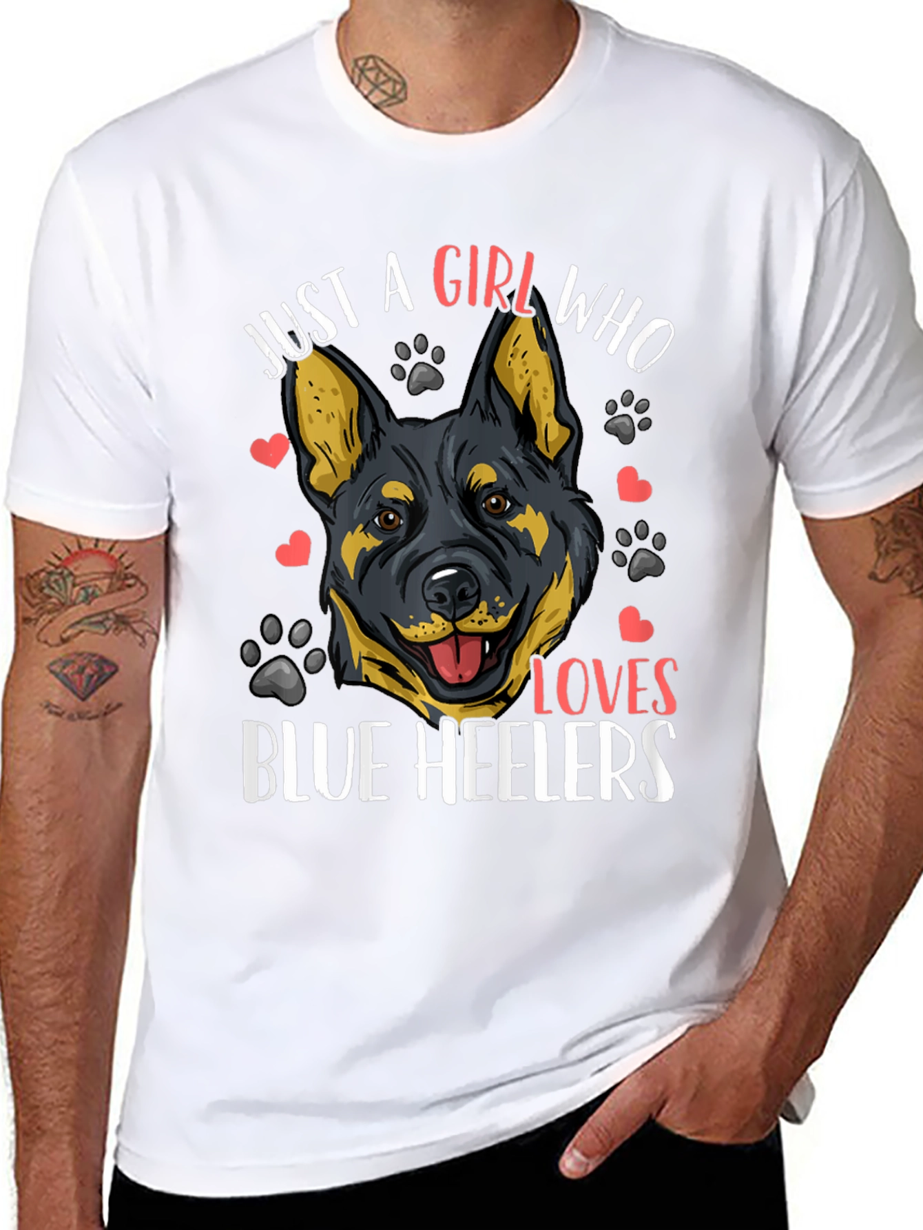 Blue Heeler Lover T-Shirt - Dog Mom Tee
