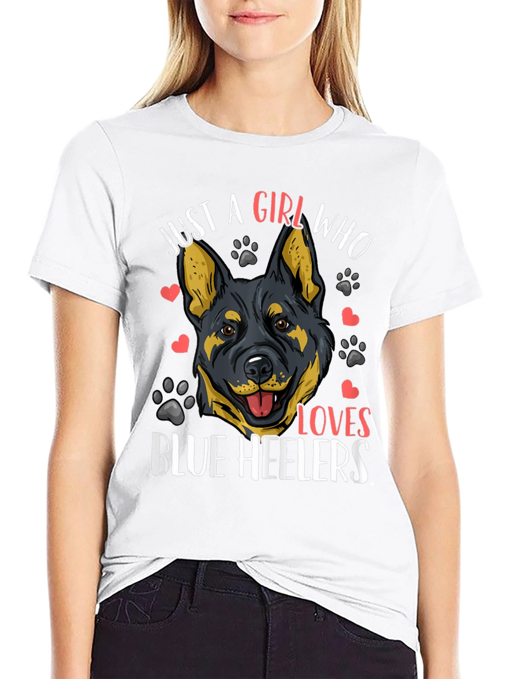 Blue Heeler Lover T-Shirt - Dog Mom Tee