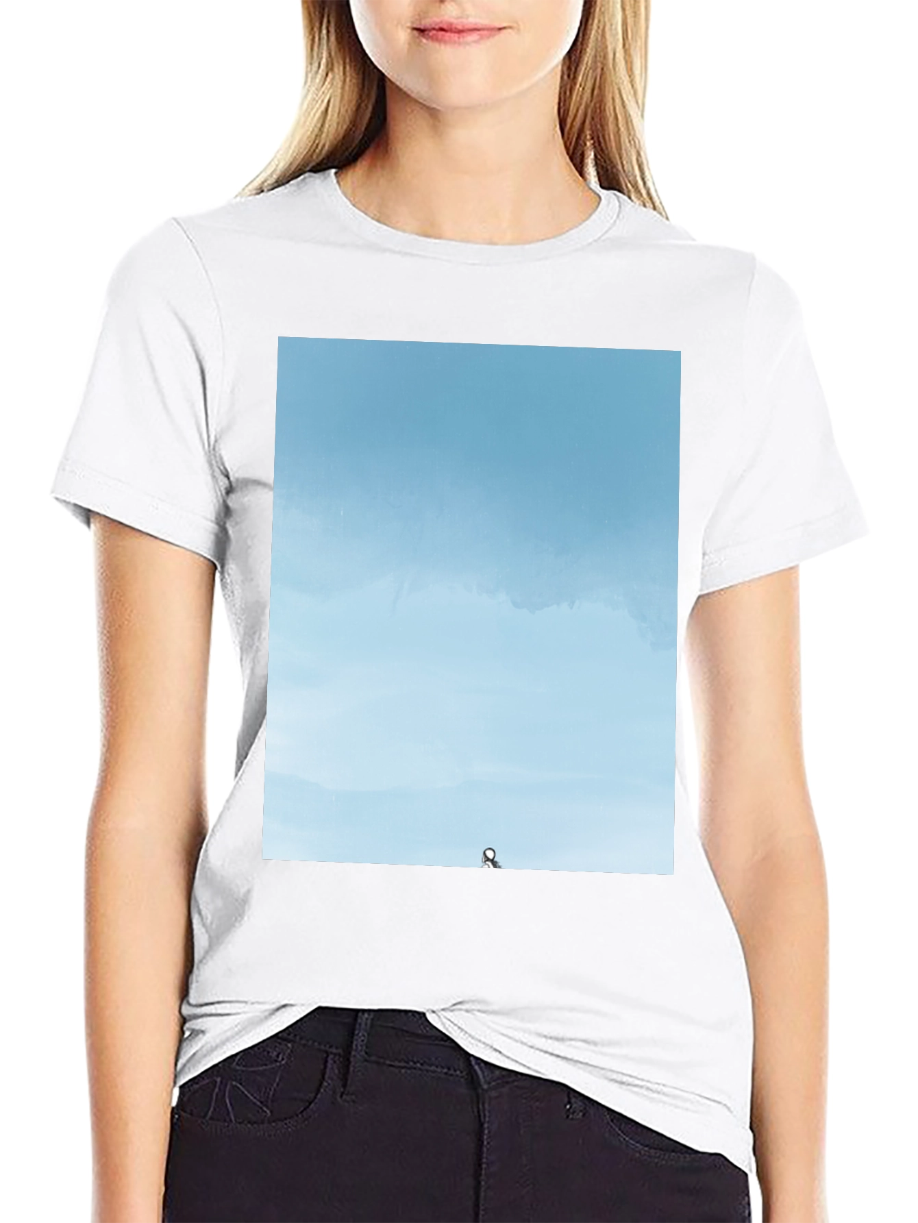 Sky View Graphic Tee - Soft Cotton Blend