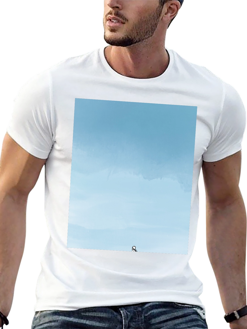 Sky View Graphic Tee - Soft Cotton Blend