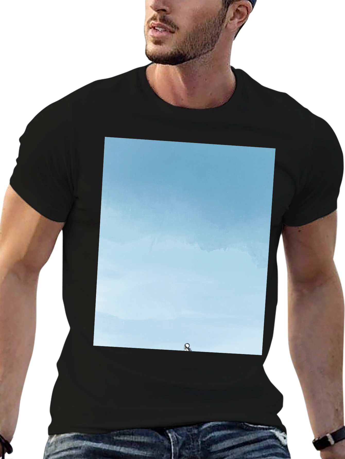 Sky View Graphic Tee - Soft Cotton Blend