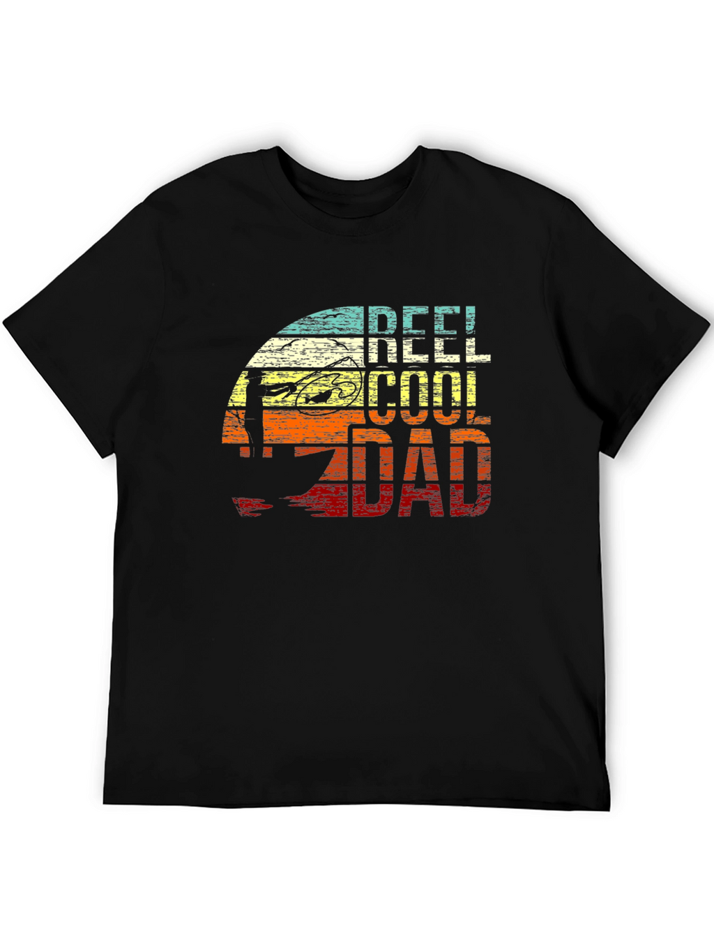 Reel Cool Dad Fishing Graphic T-Shirt