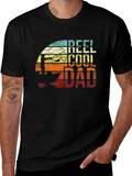 Reel Cool Dad Fishing Graphic T-Shirt