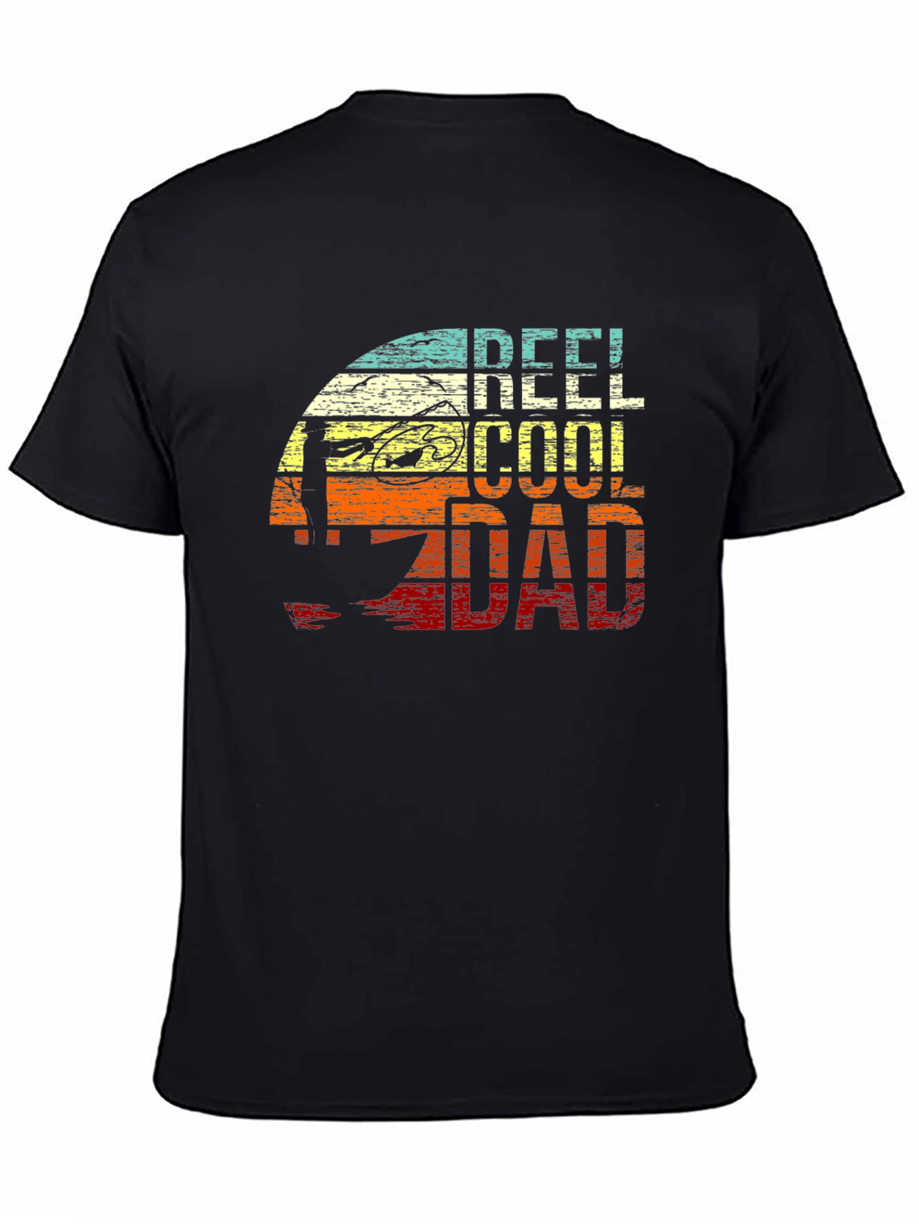 Reel Cool Dad Fishing Graphic T-Shirt