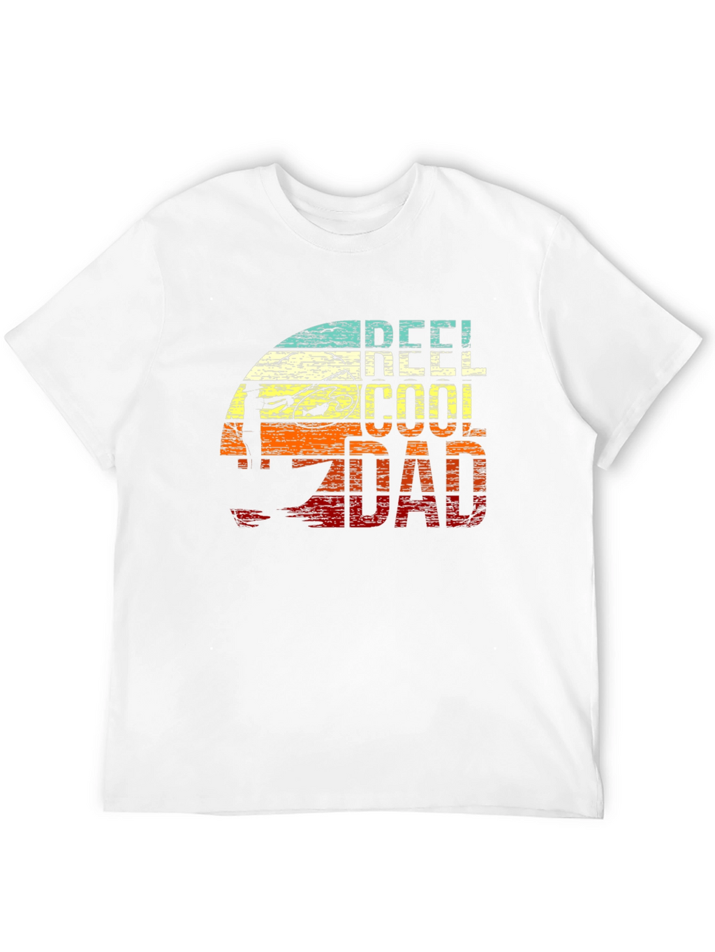 Reel Cool Dad Fishing Graphic T-Shirt