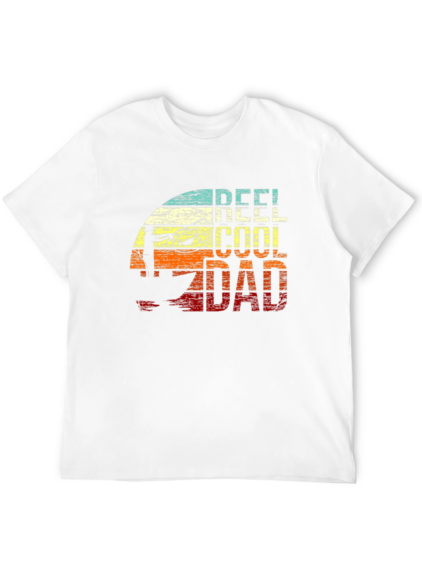 Reel Cool Dad Fishing Graphic T-Shirt