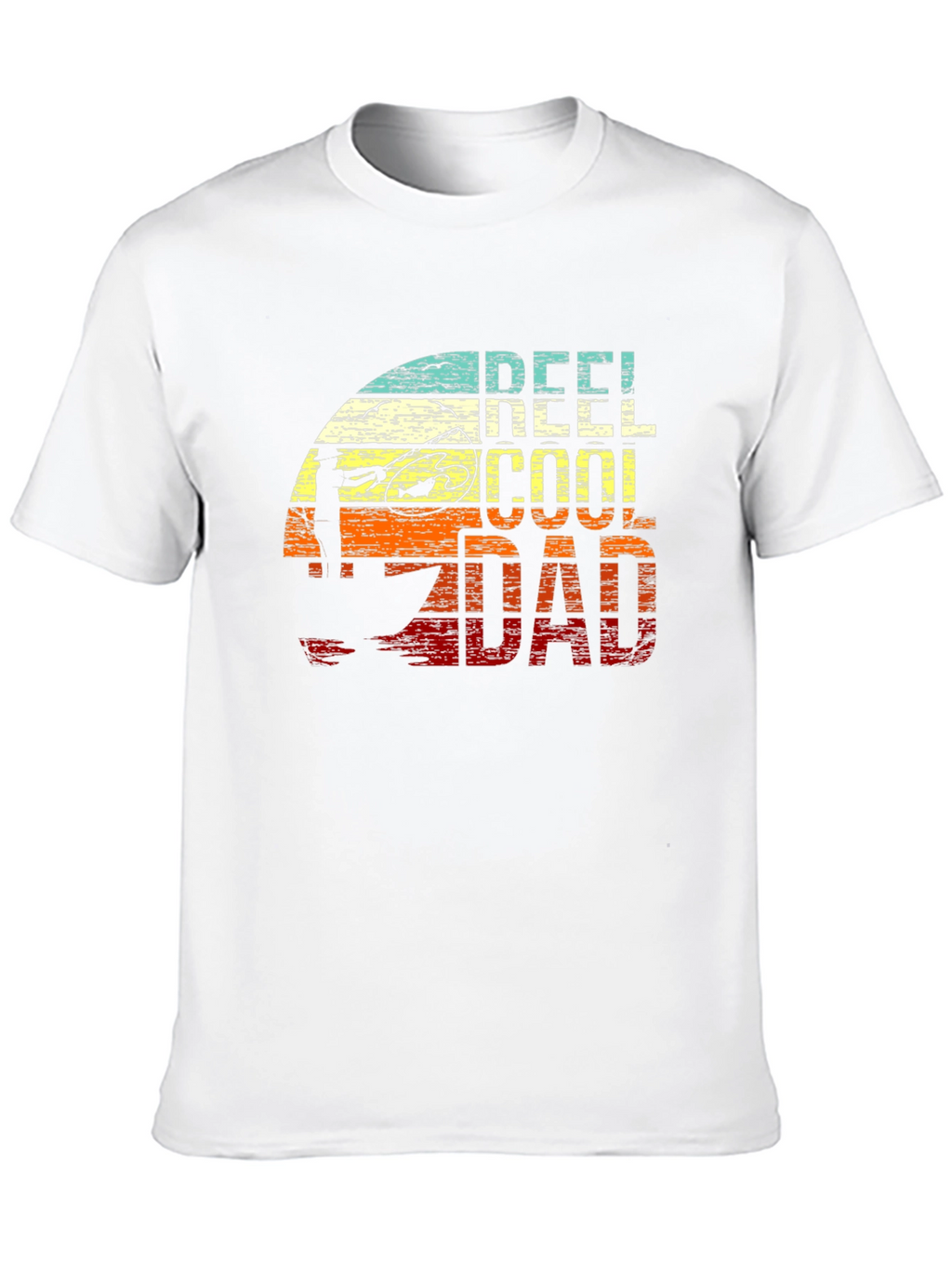 Reel Cool Dad Fishing Graphic T-Shirt