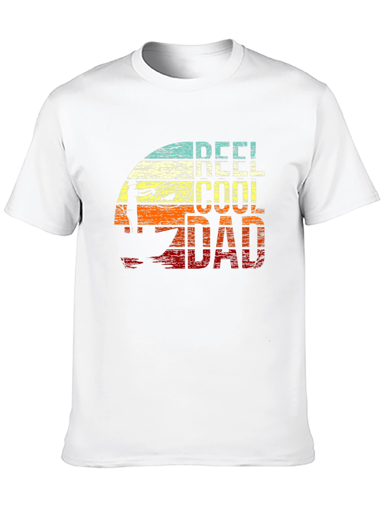 Reel Cool Dad Fishing Graphic T-Shirt