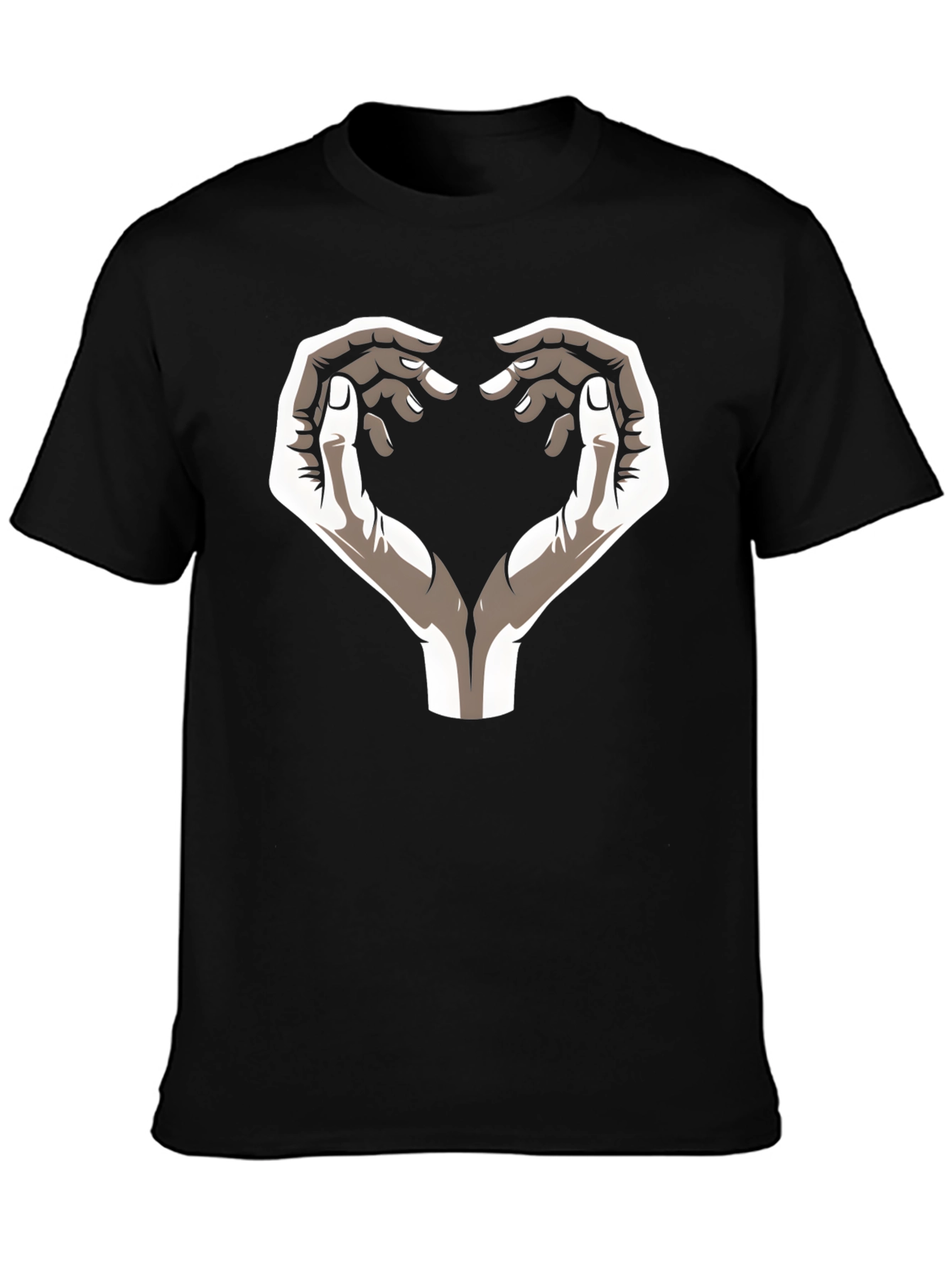 Hand Heart T-Shirt - Love Symbol Tee