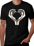 Hand Heart T-Shirt - Love Symbol Tee