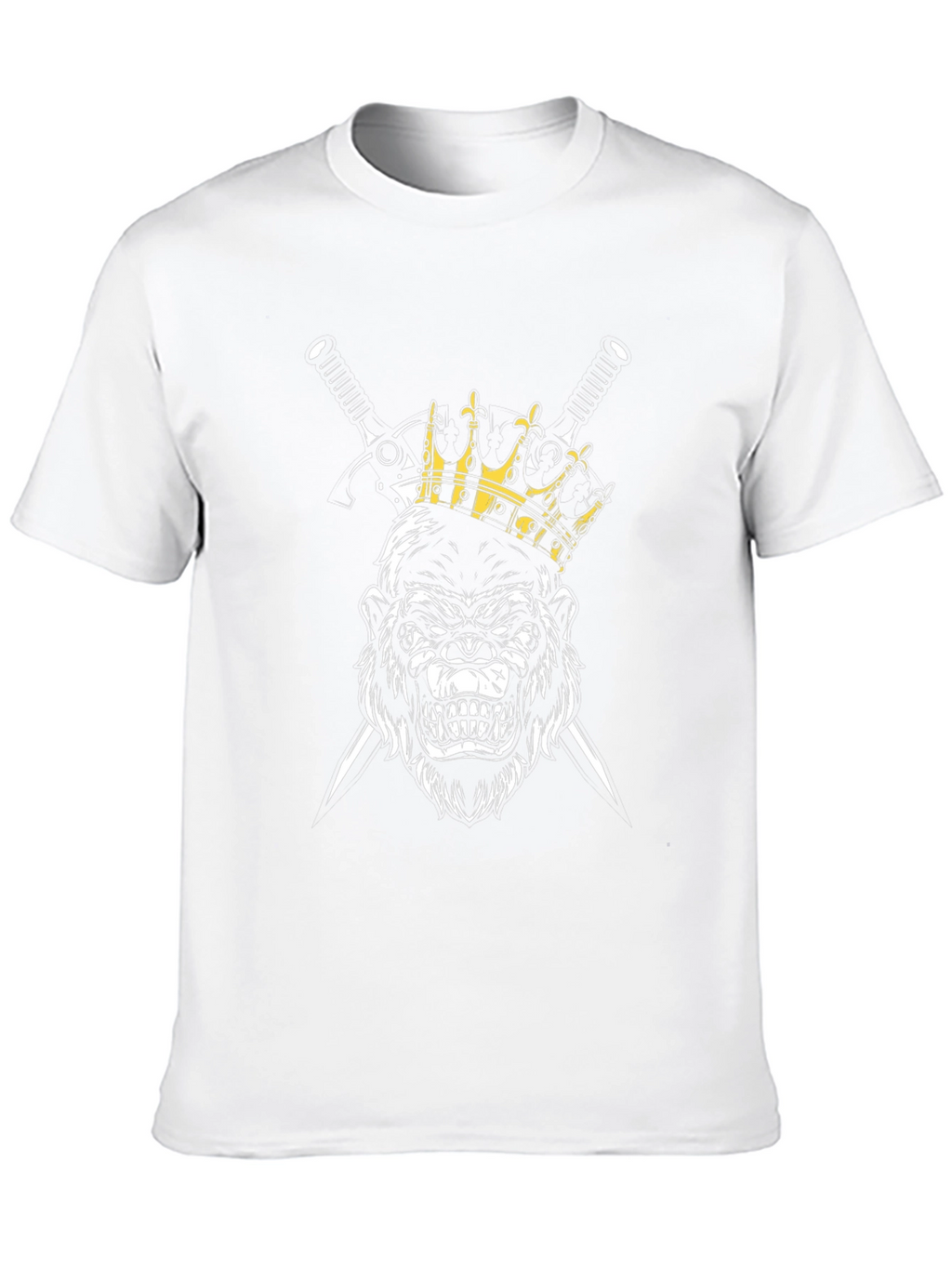 King Gorilla Graphic T-Shirt - Mens Black Tee