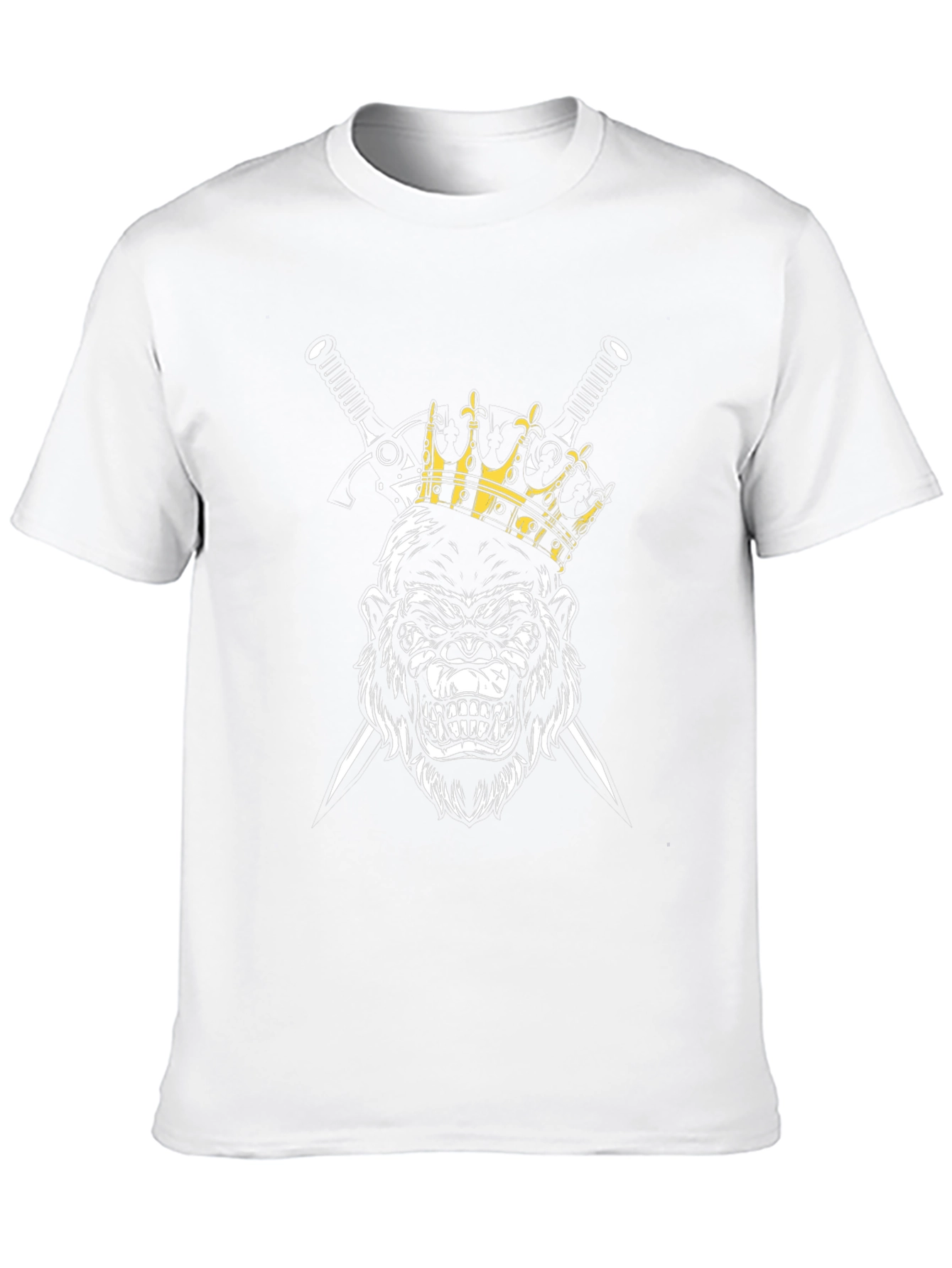 King Gorilla Graphic T-Shirt - Mens Black Tee