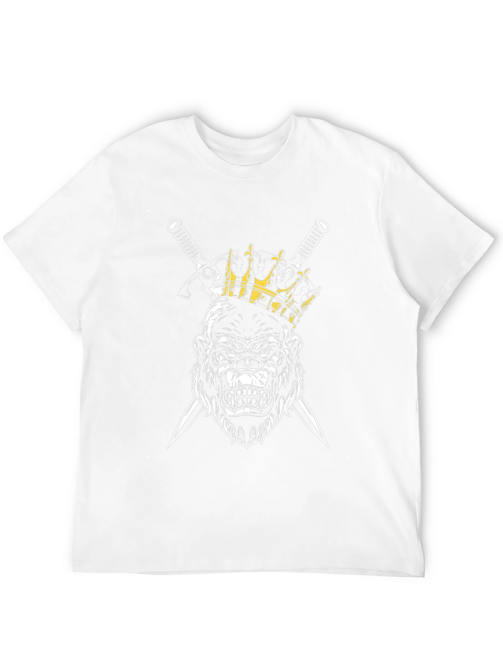 King Gorilla Graphic T-Shirt - Mens Black Tee