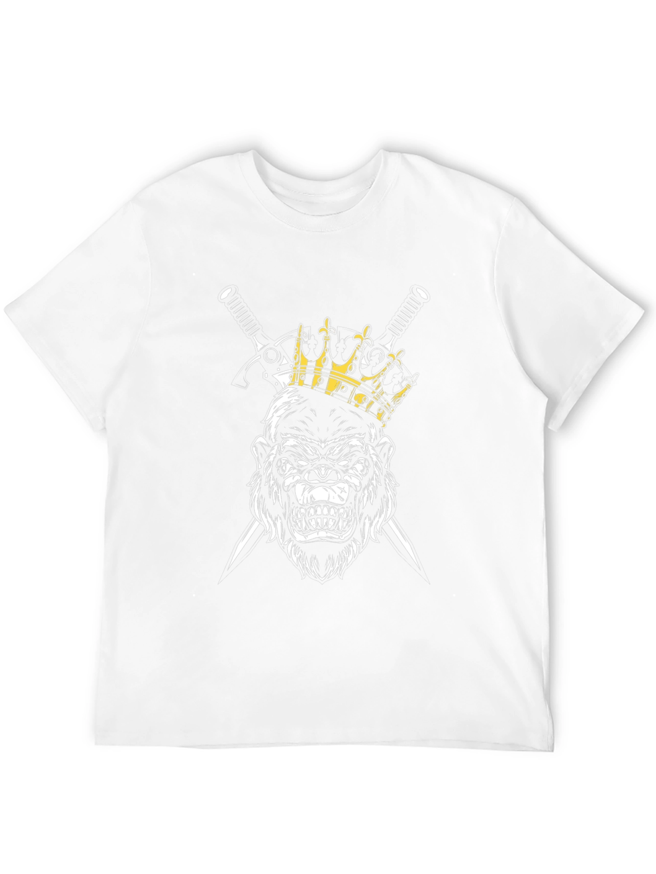 King Gorilla Graphic T-Shirt - Mens Black Tee