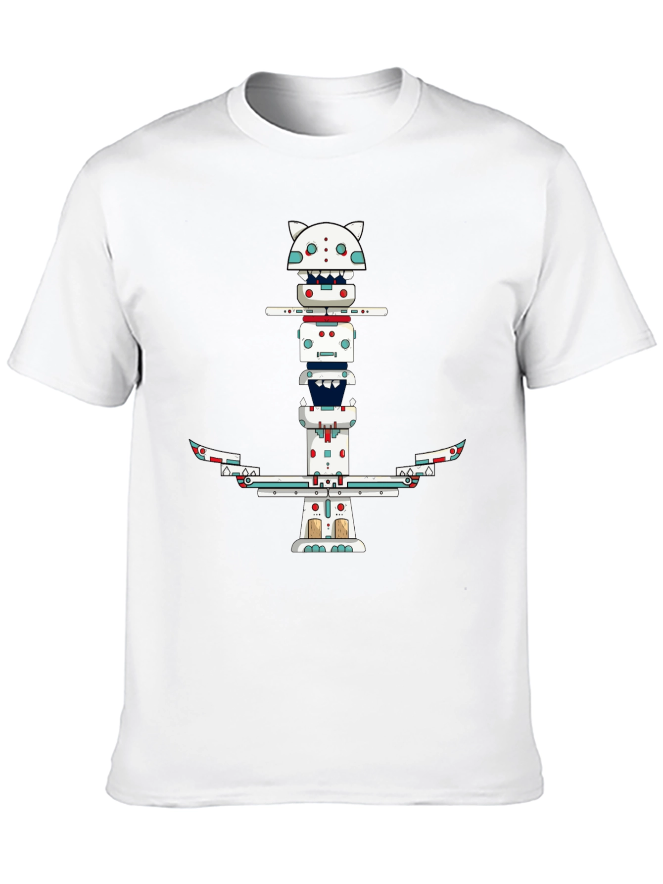 Unique Totem Pole Graphic Tee
