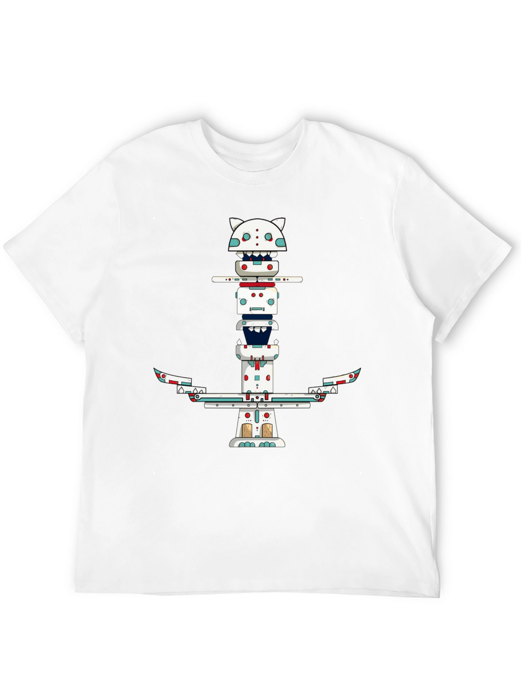 Unique Totem Pole Graphic Tee