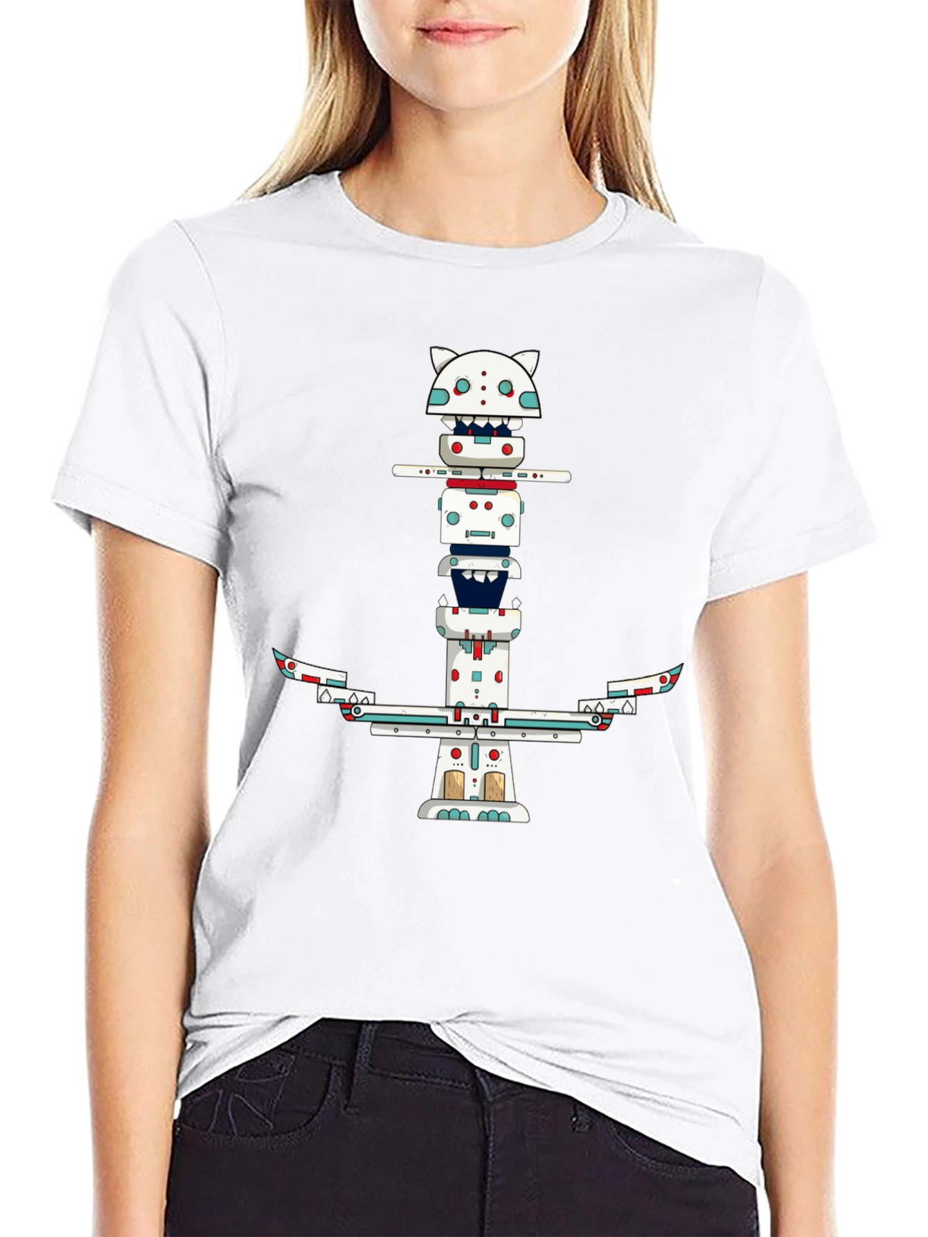 Unique Totem Pole Graphic Tee