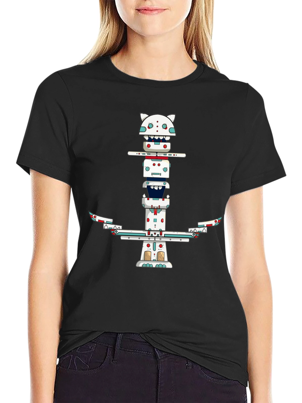 Unique Totem Pole Graphic Tee