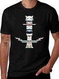 Unique Totem Pole Graphic Tee
