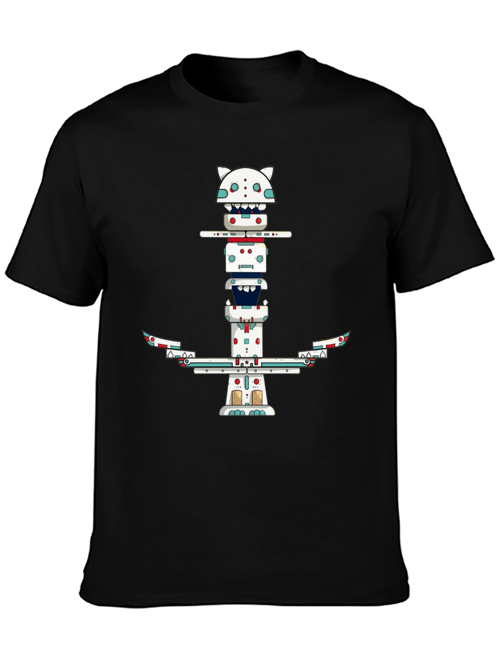 Unique Totem Pole Graphic Tee