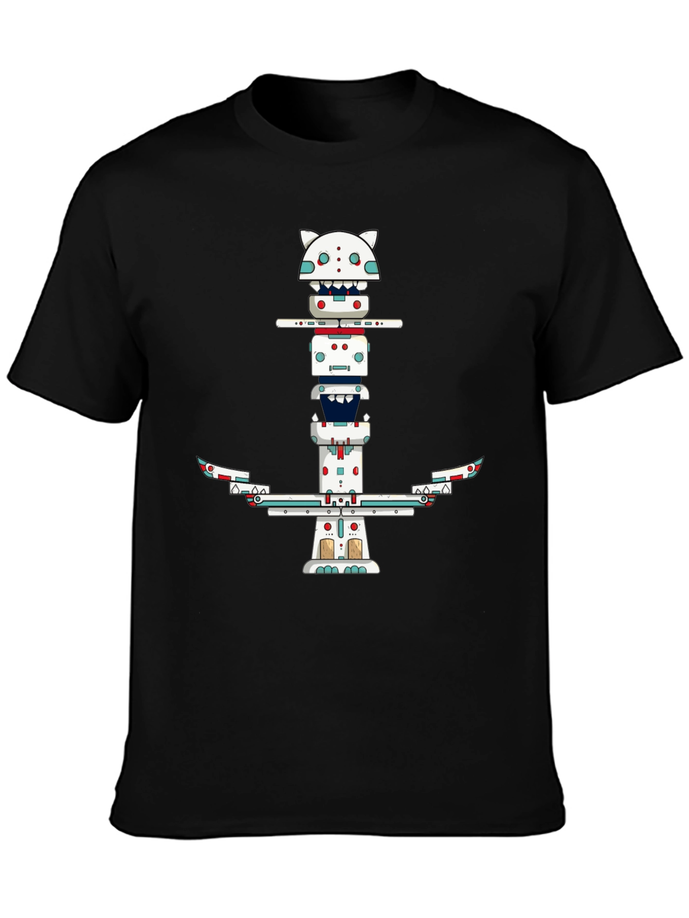 Unique Totem Pole Graphic Tee