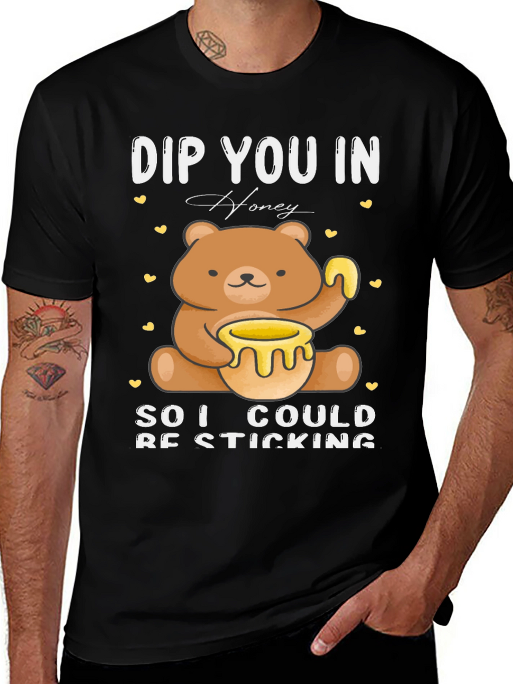 DIP YOU IN Honey Cute Bear T-Shirt