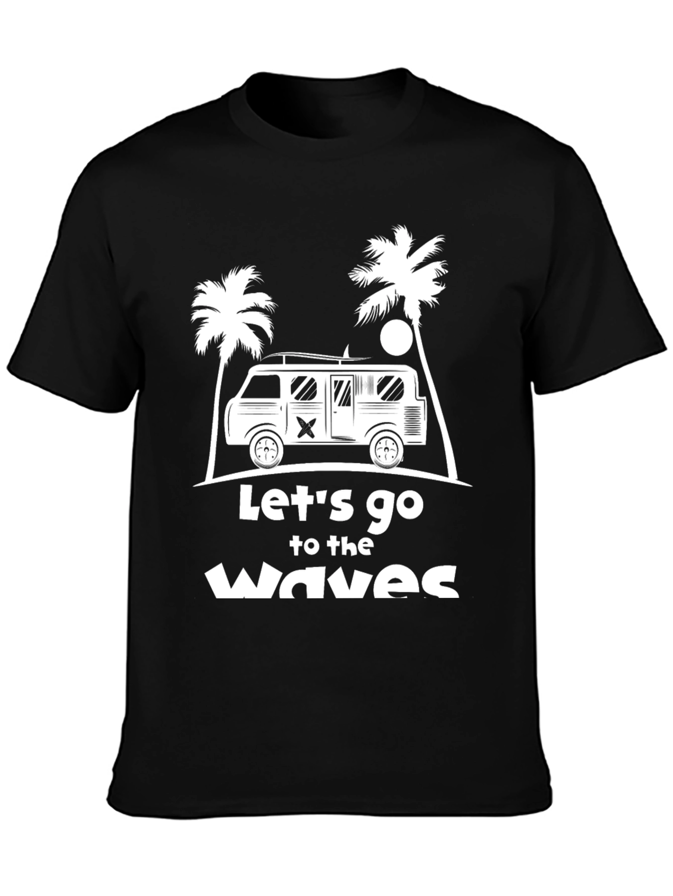 Lets Go to the Waves Graphic T-Shirt