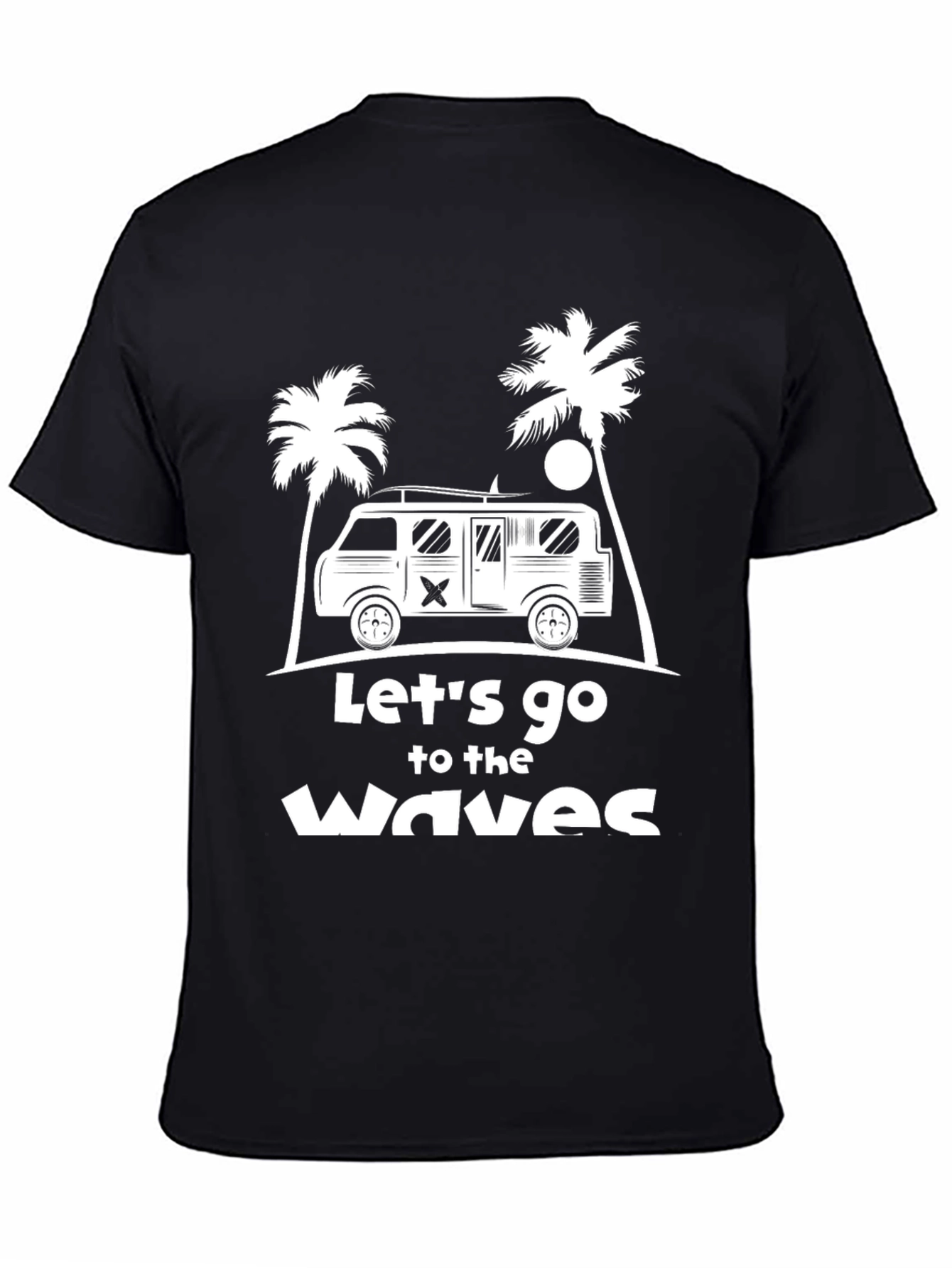 Lets Go to the Waves Graphic T-Shirt